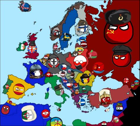 Countryballs WW2 .